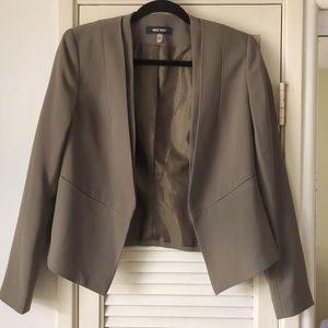 Nine West Olive Green Cropped Blazer